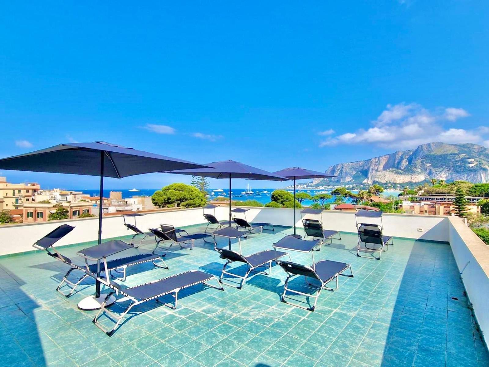 Mongibello Rooftop Mondello Exterior foto